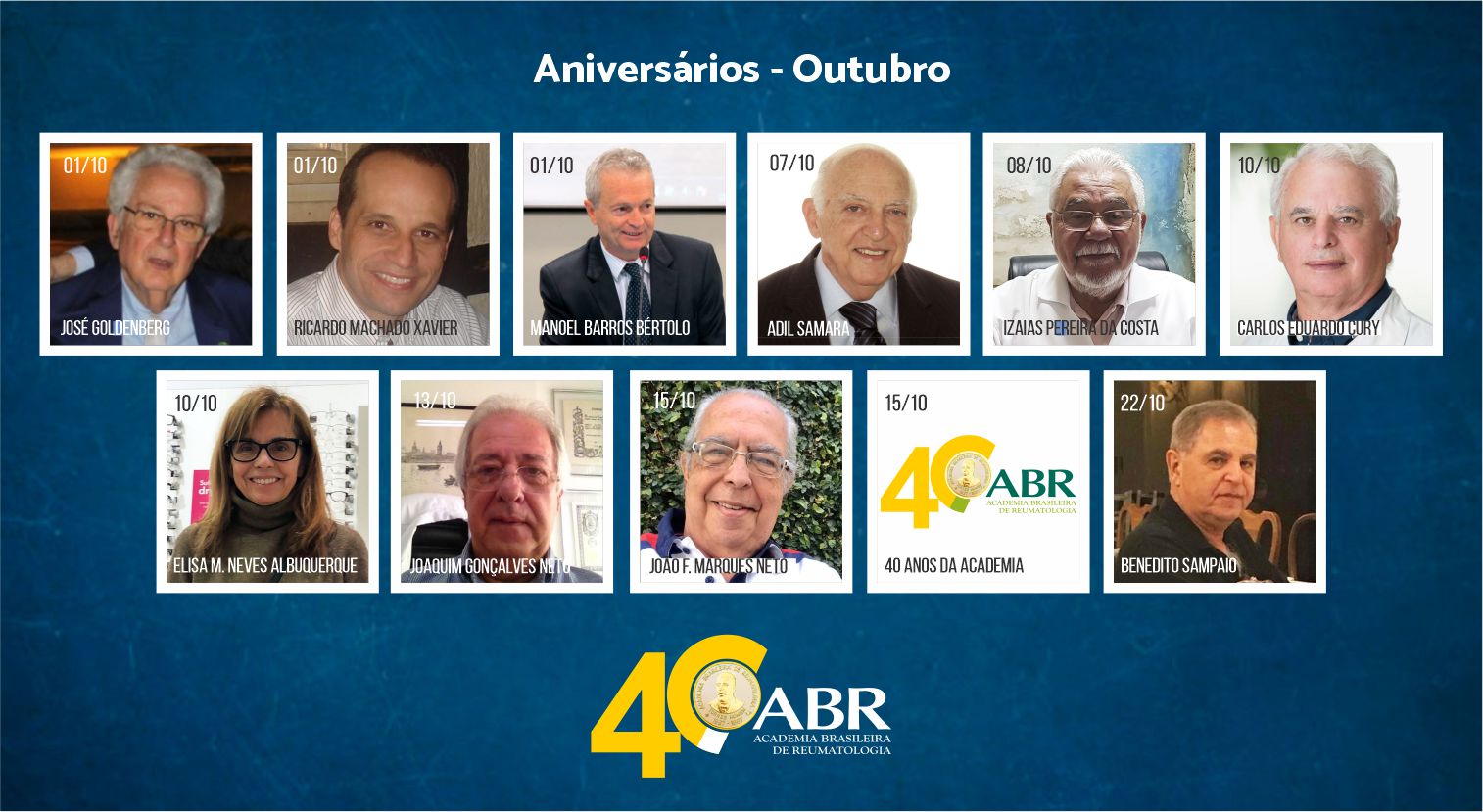 aniversários outubro