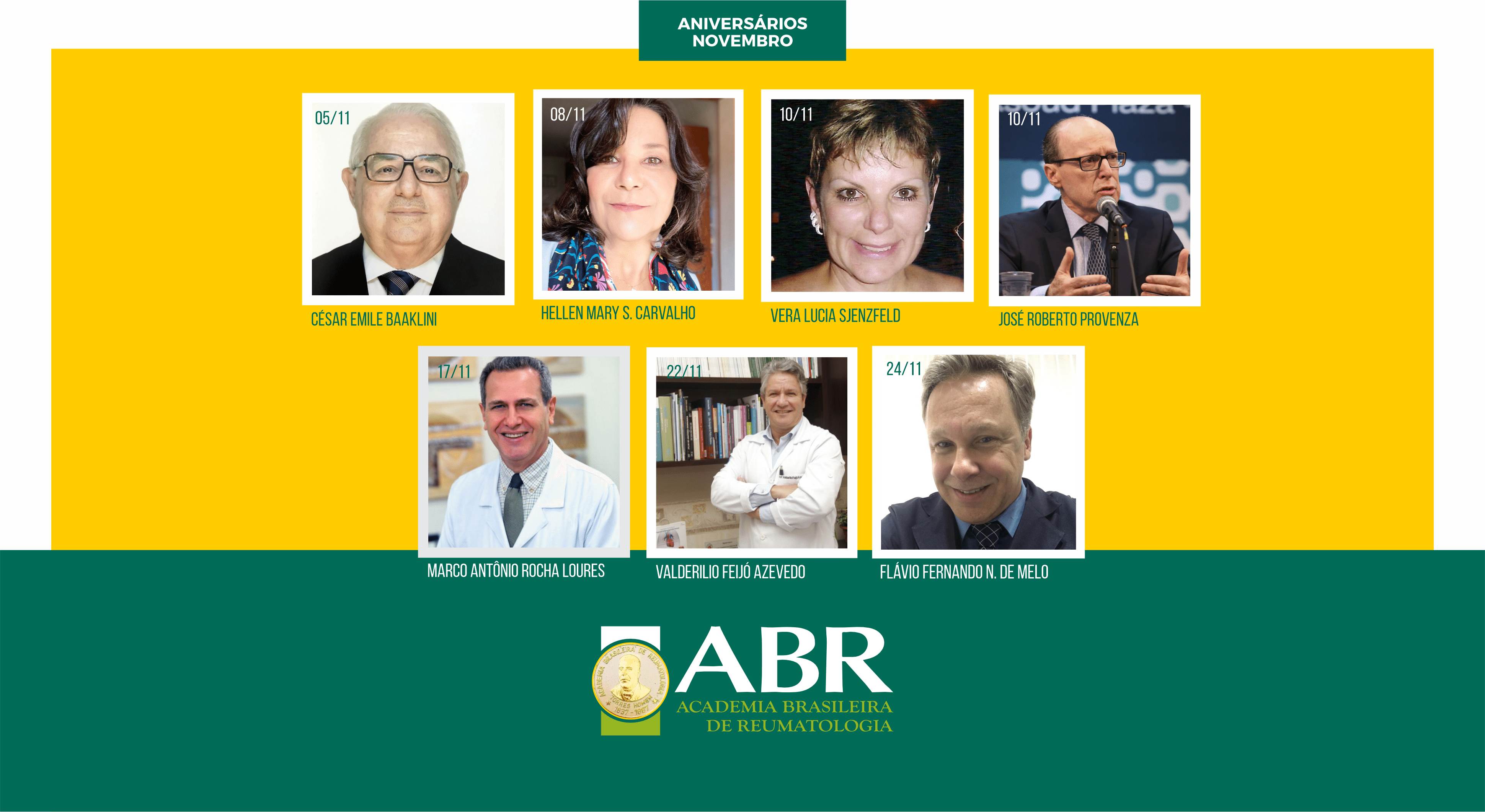 Aniversariantes novembro