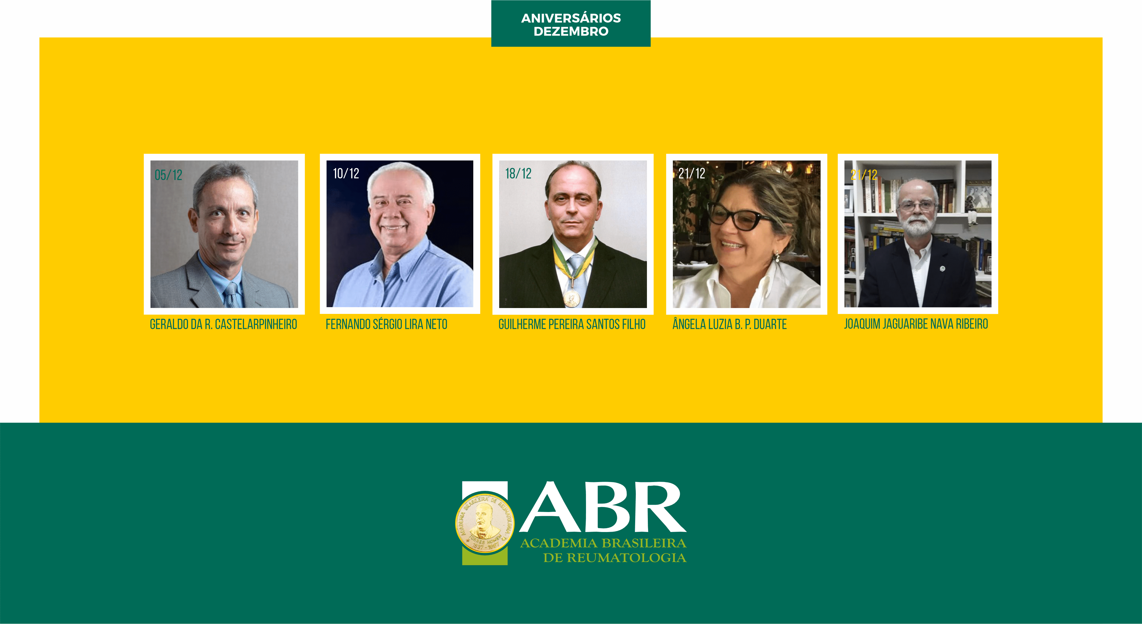 Aniversariantes dezembro de 2022