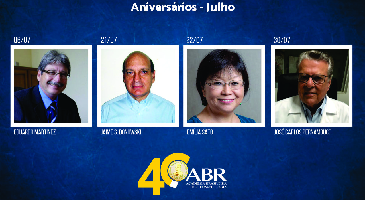 Aniversários Julho